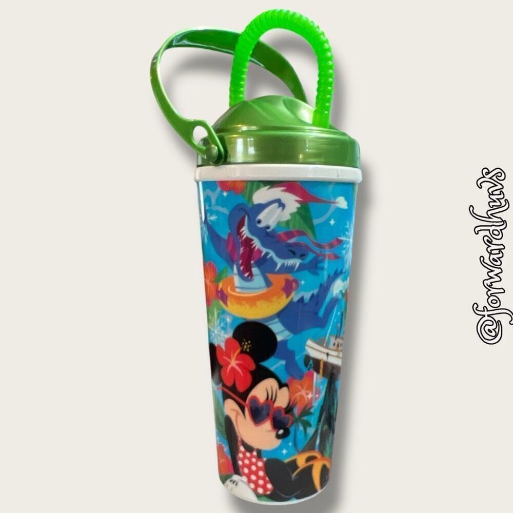 Disney World Whirley Travel Mug with Straw